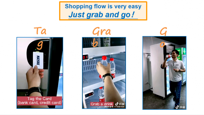 モールのタッチ画面のカード読取り装置が付いているアイス クリームの自動販売機のフリーザーの冷却装置